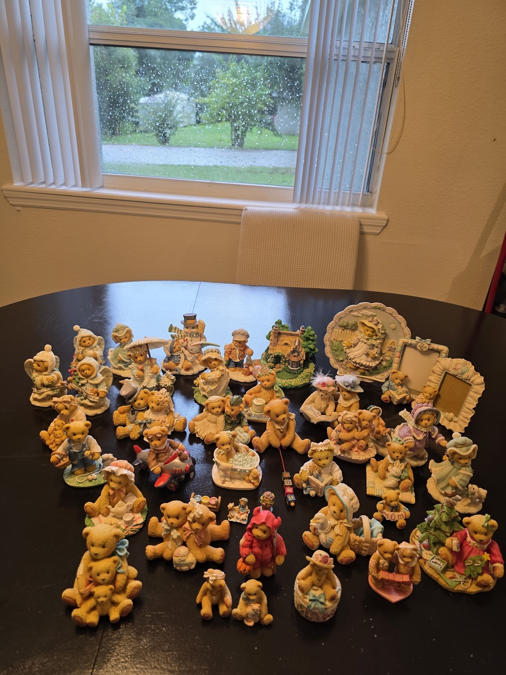 Cherished Teddies Bear Figurine Set Resin Family & Friends Lot of 40. 90's